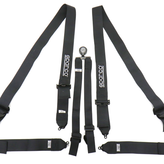 Sparco 6-Point Pull Up Harness Black - Universal