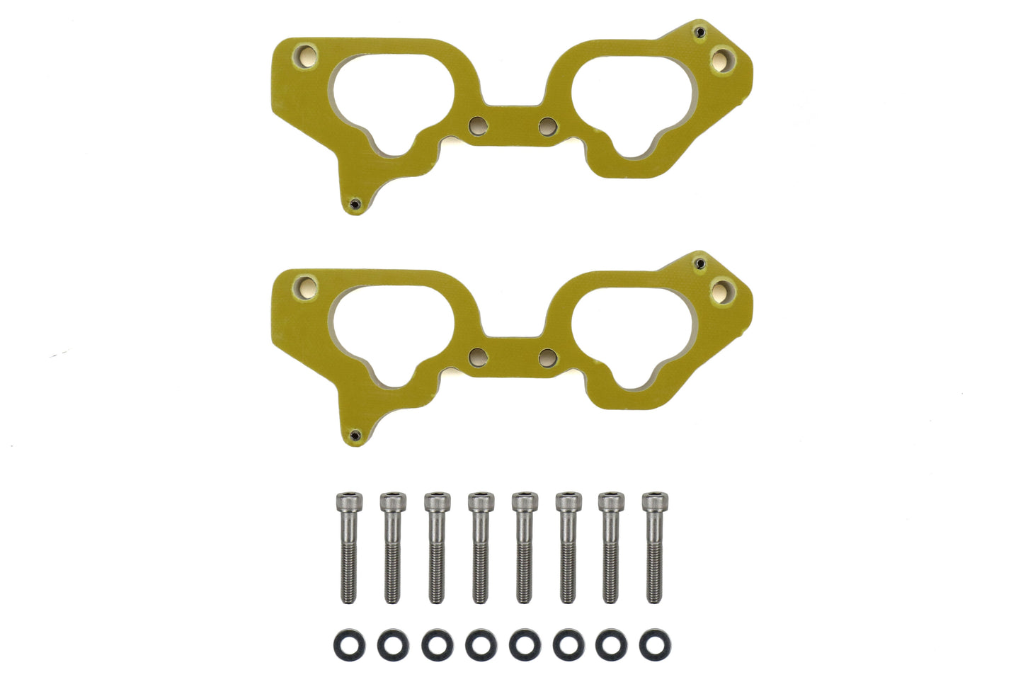 Torque Solution Phenolic Thermal Intake Spacers 19mm For Long Runner Manifold - 2002-2014 Subaru WRX / STI / 2005-2006 Baja / 2004-2013 Forester / 2005-2012 Legacy / 2005-2009 Outback / 2005-2006 Saab 9-2X