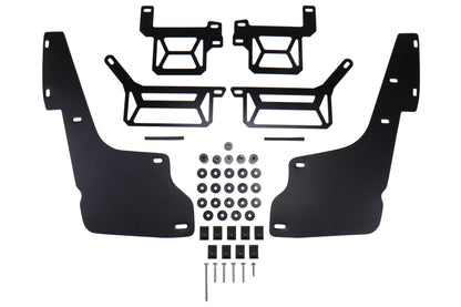 Rally Armor UR Mudflaps Red Urethane White Logo - 2012-2020 Toyota 4Runner