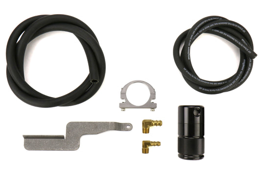 Moroso Air-Oil Separator Kit Small Body Black - 2015-2021 Subaru WRX