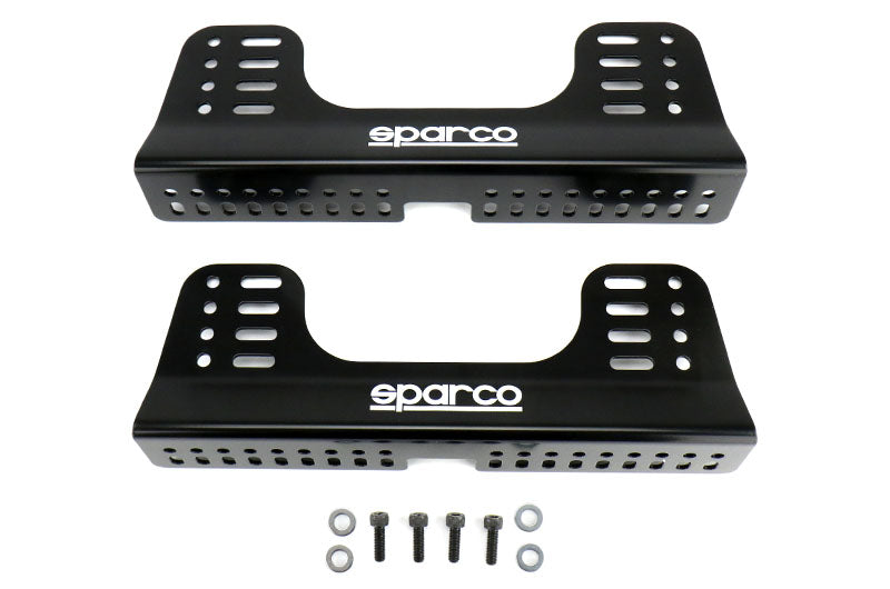 Sparco Seat Side Mount Set Steel Black Competition - Universal