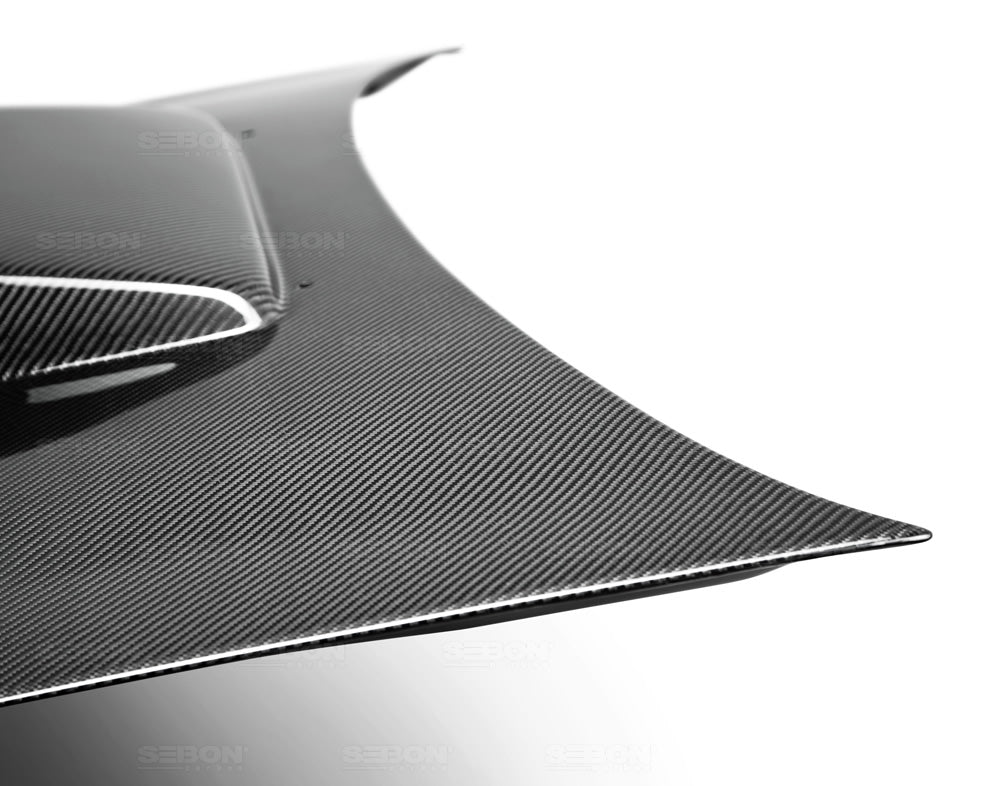 Seibon Carbon Fiber CWII Style Hood - 2006-2007 Subaru WRX / STI
