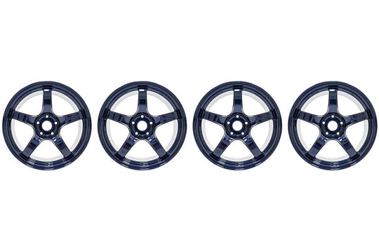 Rays Gram Lights 57CR Eternal Blue 18x9.5 +38mm 5x114.3 (Single Wheel) - 2015-2024 Subaru WRX / 2015-2021 STI / 2019-2024 Forester