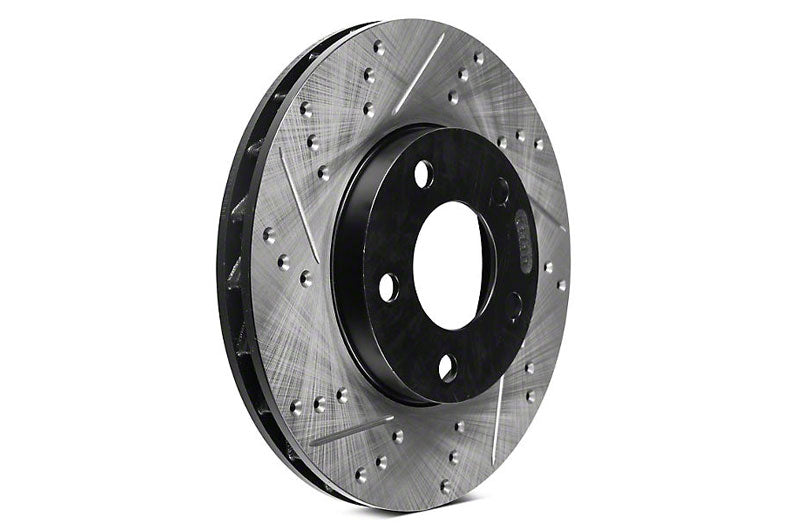 Stoptech Slotted/Drilled Rotor Front Right - 2015-2021 Subaru WRX