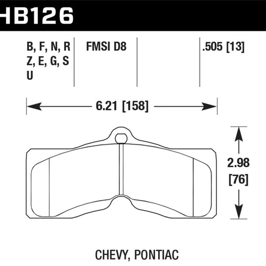Hawk HP+ Street Brake Pads