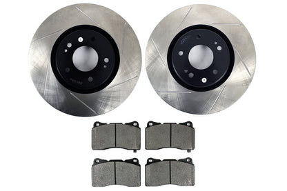 Stoptech Street Axle Pack Slotted Front - 2003-2006 Mitsubishi Evo 8/9