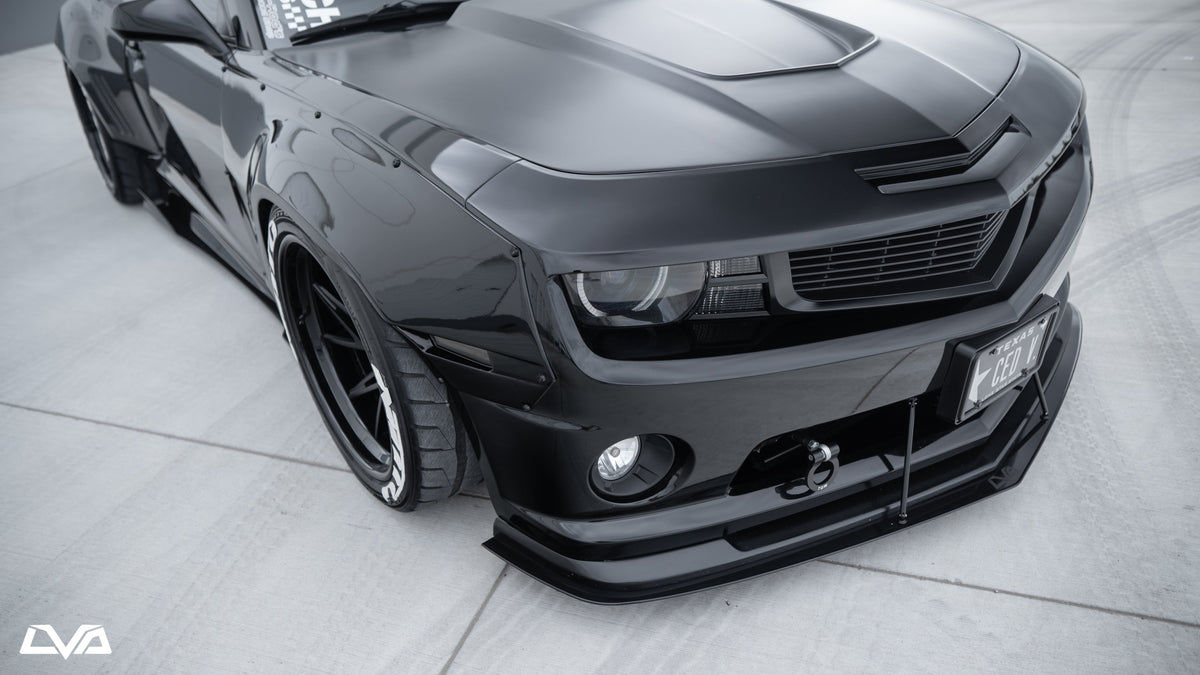2010-2015 Chevrolet Camaro Lip-Specific V.2 Style Front Splitter - LVA — LVA photo 4