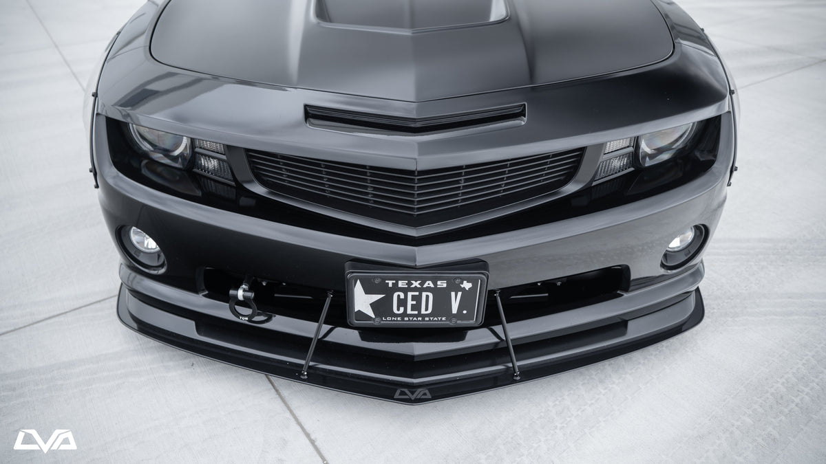 2010-2015 Chevrolet Camaro Lip-Specific V.2 Style Front Splitter - LVA