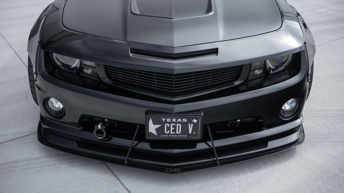 2010-2015 Chevrolet Camaro Lip-Specific V.2 Style Front Splitter - LVA — LVA photo 1