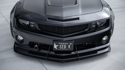 2010-2015 Chevrolet Camaro Lip-Specific V.2 Style Front Splitter - LVA — LVA photo 1