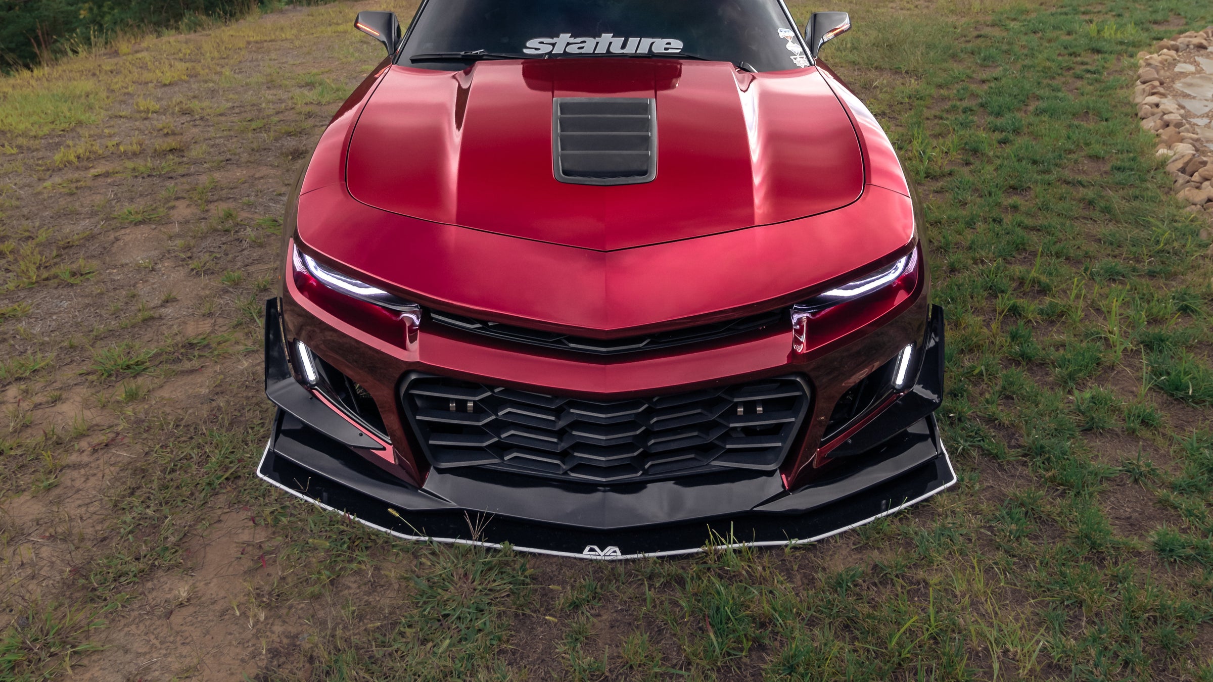 2010-2015 Chevrolet Camaro "ZL1 1LE" Bumper Conversion Front Splitter - LVA