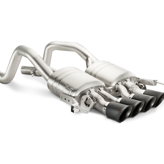 Akrapovic 14-17 Chevrolet Corvette Z06 (C7) Slip-On Line (Titanium) w/ Carbon Tips