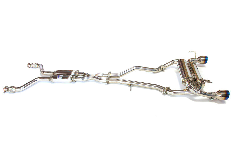 Invidia Gemini Cat Back Exhaust - Titanium Tips - 2003-2009 Nissan 350Z