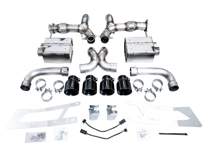 AWE SwitchPath Exhaust for C8 Corvette Z06 - Diamond Black Tips