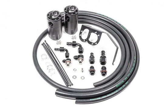 Radium Dual Catch Can Kit T Fluid Lock - Subaru Models (inc. 2015-2021 WRX / STI / 2014-2018 Forester XT)