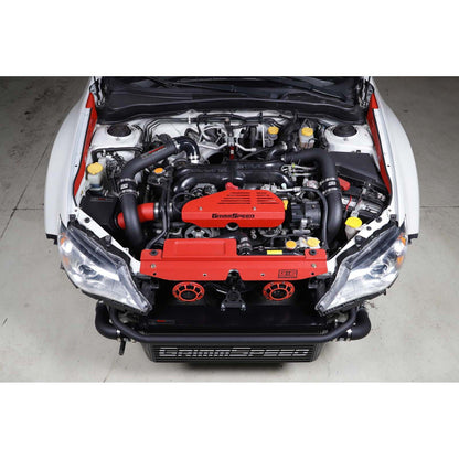 Grimmspeed Front Mount Intercooler Kit Black Core w/ Black Piping - 2008-2014 Subaru WRX / STI