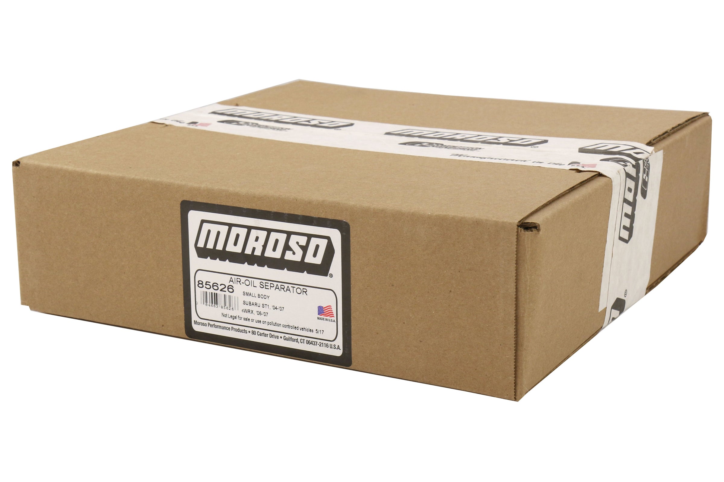 Moroso Small Body Air-Oil Separator - 2004-2007 Subaru STI / 2006-2007 WRX