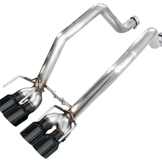 AWE Track Edition Axleback Exhaust for C6 Chevrolet Corvette Z06/ZR1 - Diamond Black Tips