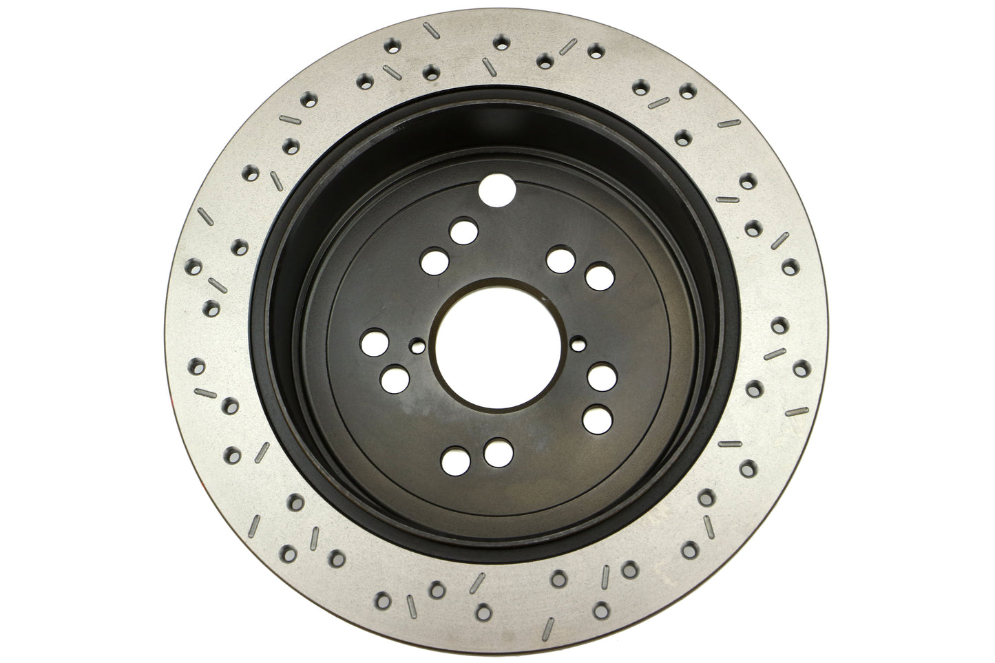 DBA 4000 Series Drilled/Slotted Rotor Rear Pair - Subaru Models (inc. 2008-2021 WRX / 2009-2014 Forester)