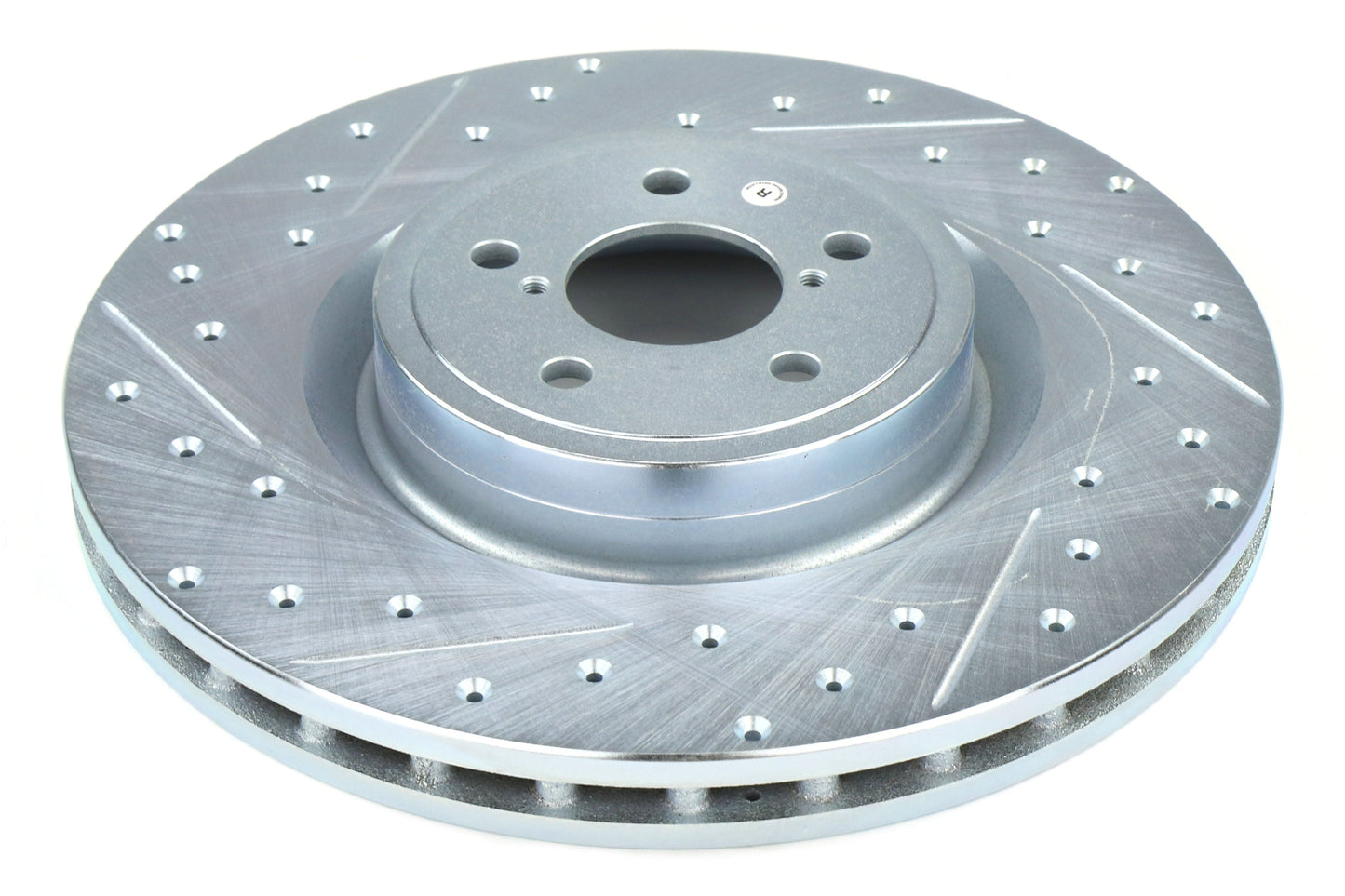 Stoptech C-Tek Sport Drilled and Slotted Front Rotor Pair - 2004 Subaru STI