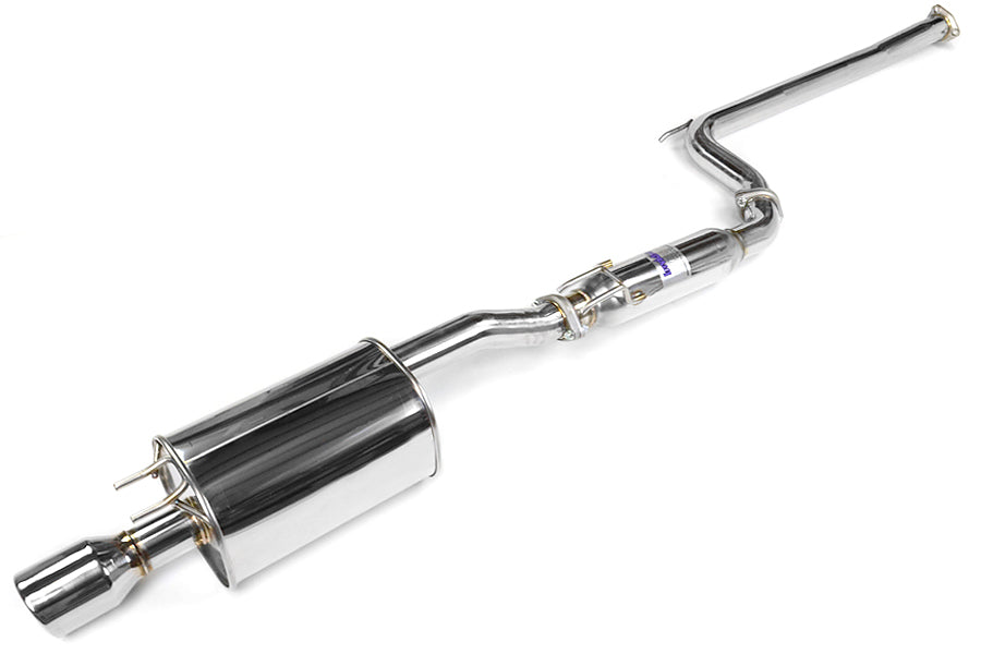 Invidia Q300 Single Exit Cat Back Exhaust - Stainless Steel Tip - 2006-2011 Honda Civic Si Coupe