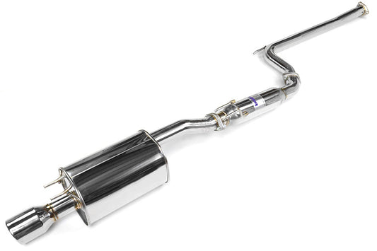 Invidia Q300 Single Exit Cat Back Exhaust - Stainless Steel Tip - 2006-2011 Honda Civic Si Coupe