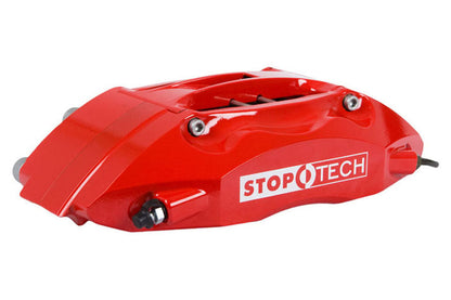Stoptech ST-40 Big Brake Kit Front 355mm Red Drilled Rotors - Subaru Models (inc. 2002-2007 WRX)