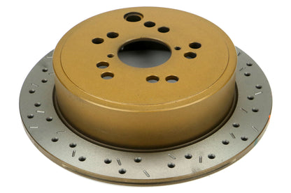 DBA 4000 Series Drilled/Slotted Rotor Rear Pair - Subaru Models (inc. 2008-2021 WRX / 2009-2014 Forester)