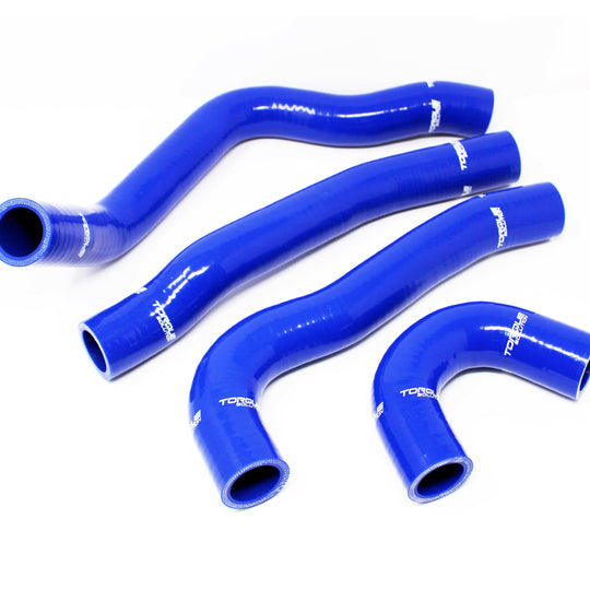 Torque Solution Silicone Radiator Hoses Blue - 2008-2015 Mitsubishi Evo X