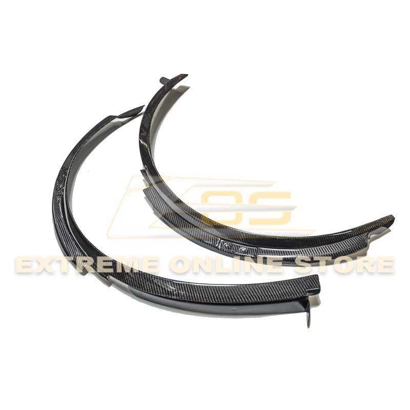 Chevrolet Corvette C7 DRY CARBON FIBER Front Fender Flares Wheel Trim