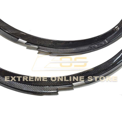 Chevrolet Corvette C7 DRY CARBON FIBER Front Fender Flares Wheel Trim