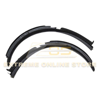 Chevrolet Corvette C7 DRY CARBON FIBER Front Fender Flares Wheel Trim