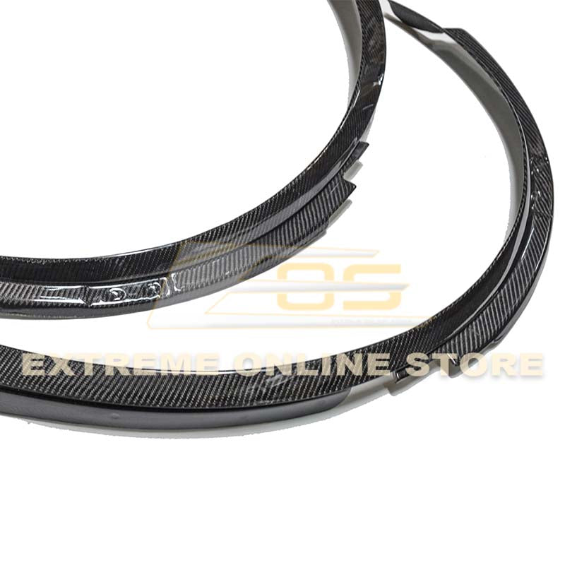 Chevrolet Corvette C7 DRY CARBON FIBER Front Fender Flares Wheel Trim