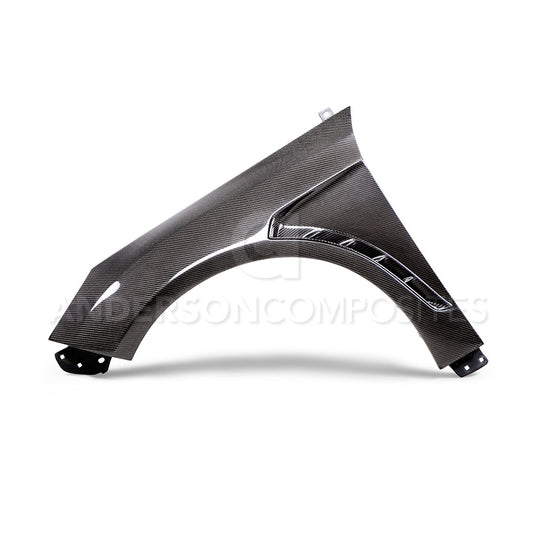 Anderson Composites Type-GR Carbon Fiber Wide Front Fenders  - 2016-2018 Ford Focus RS / 2012-2016 Focus S / SE / ST