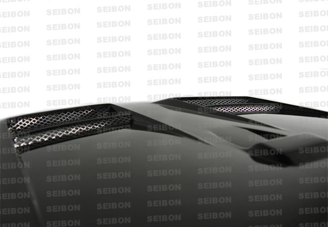 Seibon Carbon Fiber DV Style Hood - 2008-2009 Mitsubishi Lancer