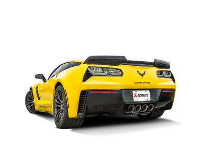 Akrapovic 14-17 Chevrolet Corvette Z06 (C7) Slip-On Line (Titanium) w/ Carbon Tips