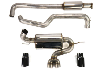 AWE Touring Edition Resonated Cat-Back Exhaust (Diamond Black Tip) - 2013-2018 Ford Focus ST