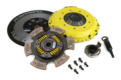 ACT Heavy Duty Race Sprung 6 Pad Clutch Kit w/ Streetlite Flywheel - Subaru Models (inc. 2006+ WRX / 2005-2009 Legacy GT)