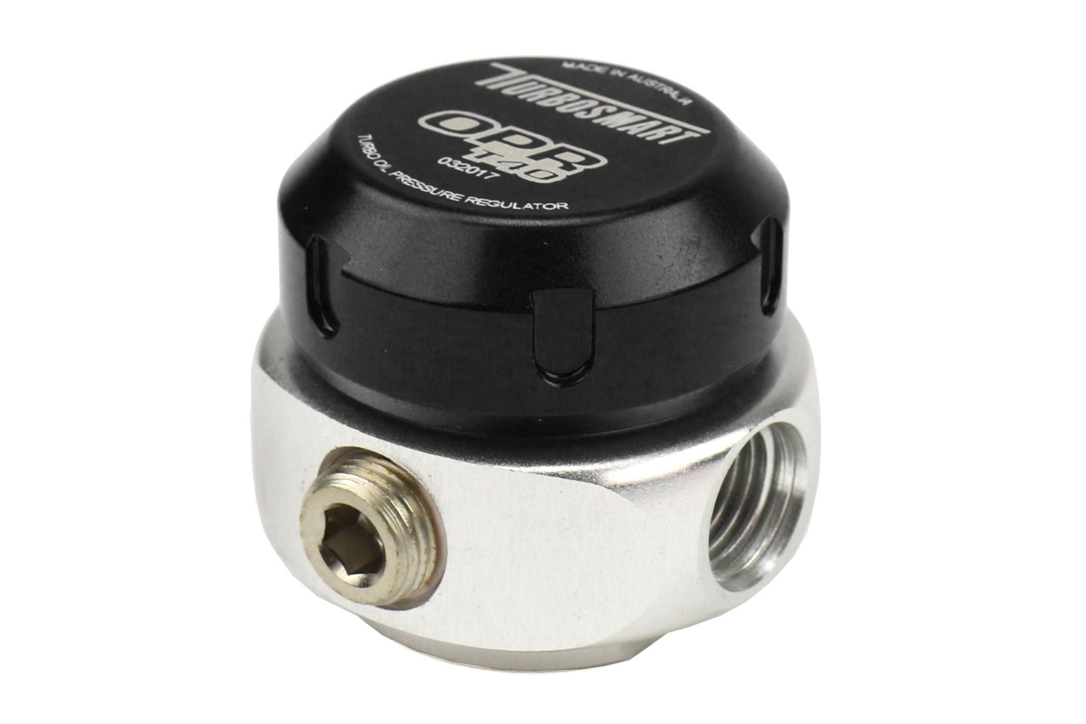 Turbosmart T40 40psi Oil Pressure Regulator (Black) - Universal