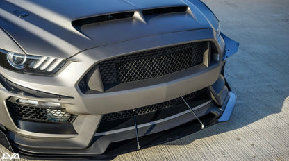 LVA 2015-2023 FORD MUSTANG GT350 FRONT SPLITTER V.1 (MP CONCEPTS BUMPER