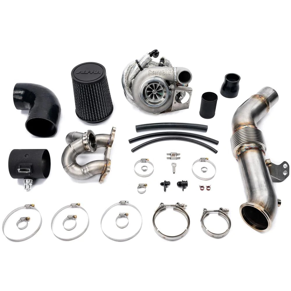 AMS PERFORMANCE A90 2020 TOYOTA GR SUPRA ALPHA 8 GTX3582 GEN II STREET TURBO KIT - 2020-2024 Toyota Supra