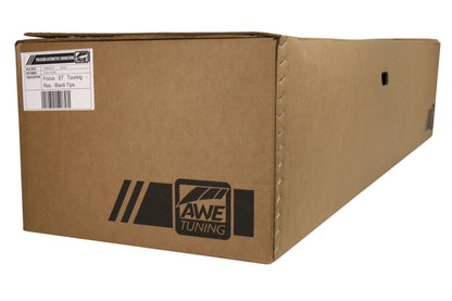 AWE Touring Edition Resonated Cat-Back Exhaust (Diamond Black Tip) - 2013-2018 Ford Focus ST