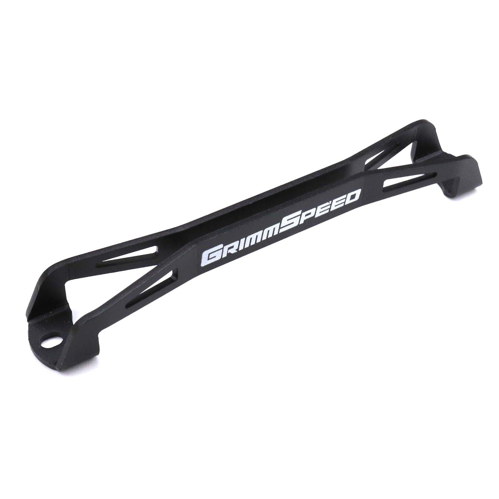GrimmSpeed Lightweight Battery Tie Down Black - Subaru Models (inc. 2002+ WRX/STI)
