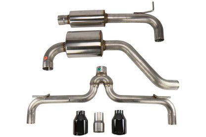AWE Touring Edition Exhaust (Diamond Black Tips) - 2015-2019 Volkswagen GTI (Mk7)