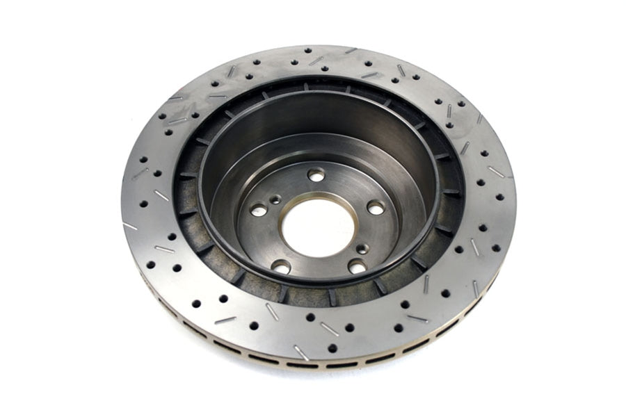 DBA 4000 Series Drilled/Slotted Rear Rotor Pair - Subaru Models (inc. 2006-2007 WRX / 2005-2009 Legacy GT)