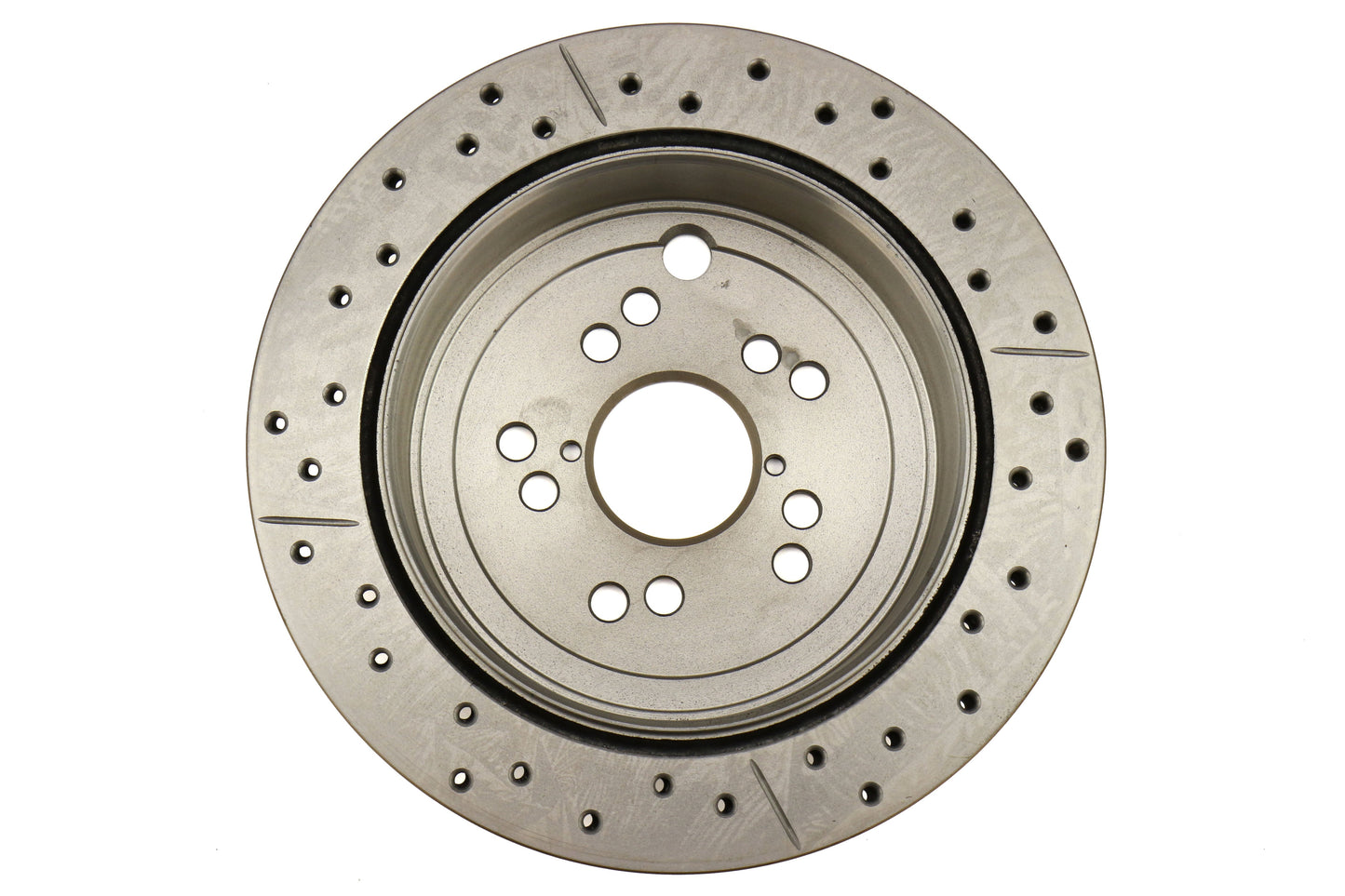 DBA Street Series Cross Drilled and Slotted Rear Rotors - 2013-2021 Scion FR-S / Subaru BRZ / Toyota 86