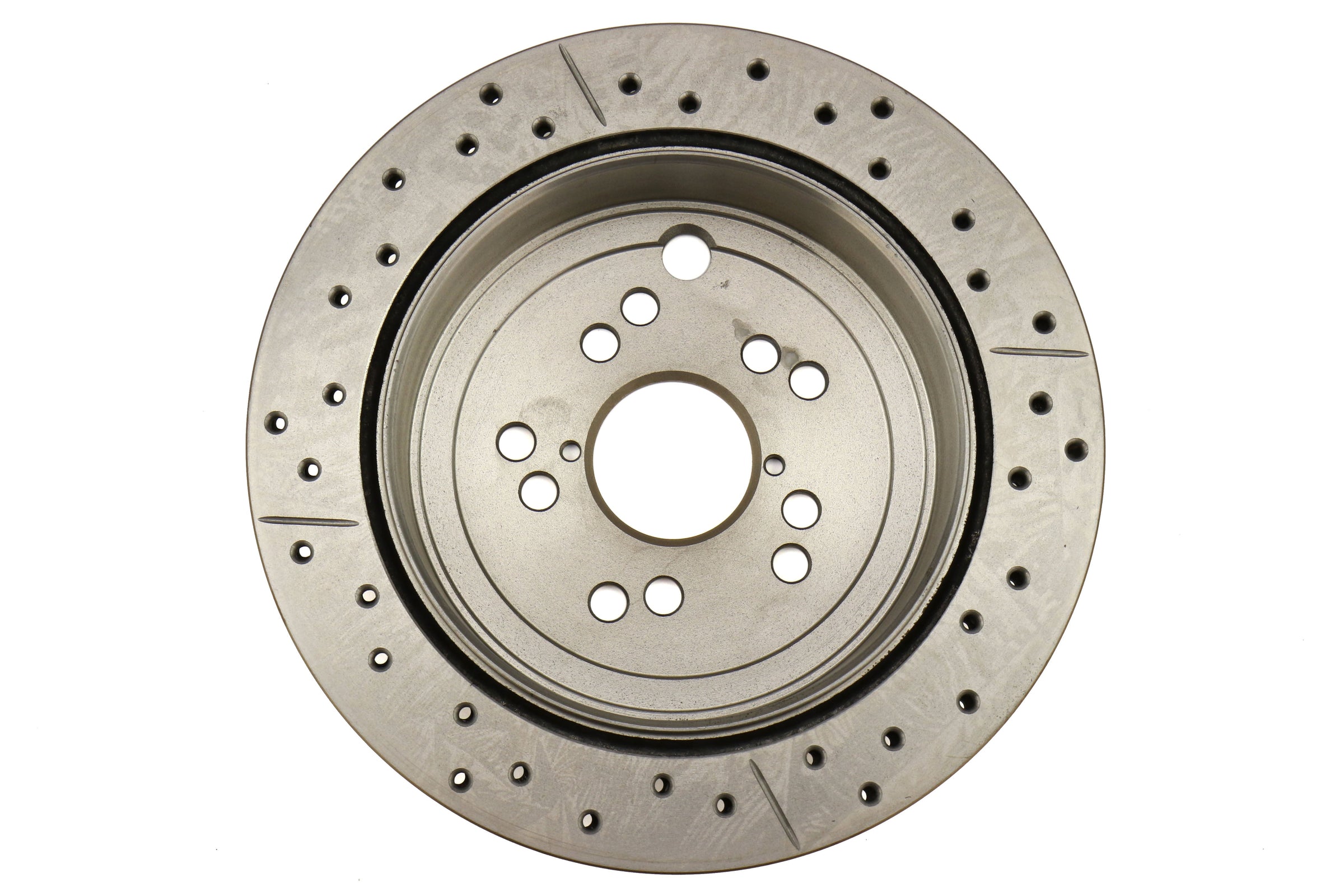 DBA Street Series Cross Drilled and Slotted Rear Rotors - 2013-2021 Scion FR-S / Subaru BRZ / Toyota 86