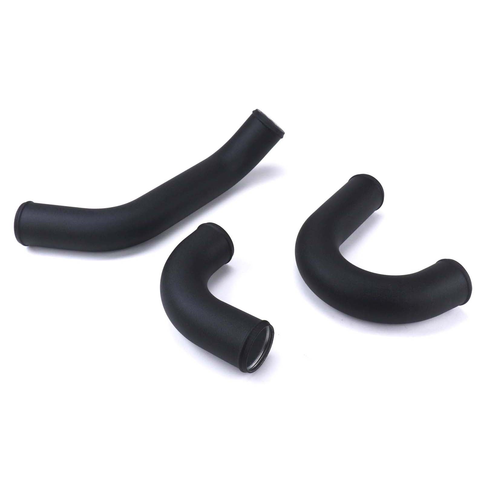 GrimmSpeed Front Mount Intercooler Pipe Kit Black - 2015-2021 Subaru STI