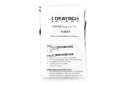 DeatschWerks DW300 Series Fuel Pump w/ Install Kit - 1990-1994 Mitsubishi Eclipse/Talon/Laser FWD Models