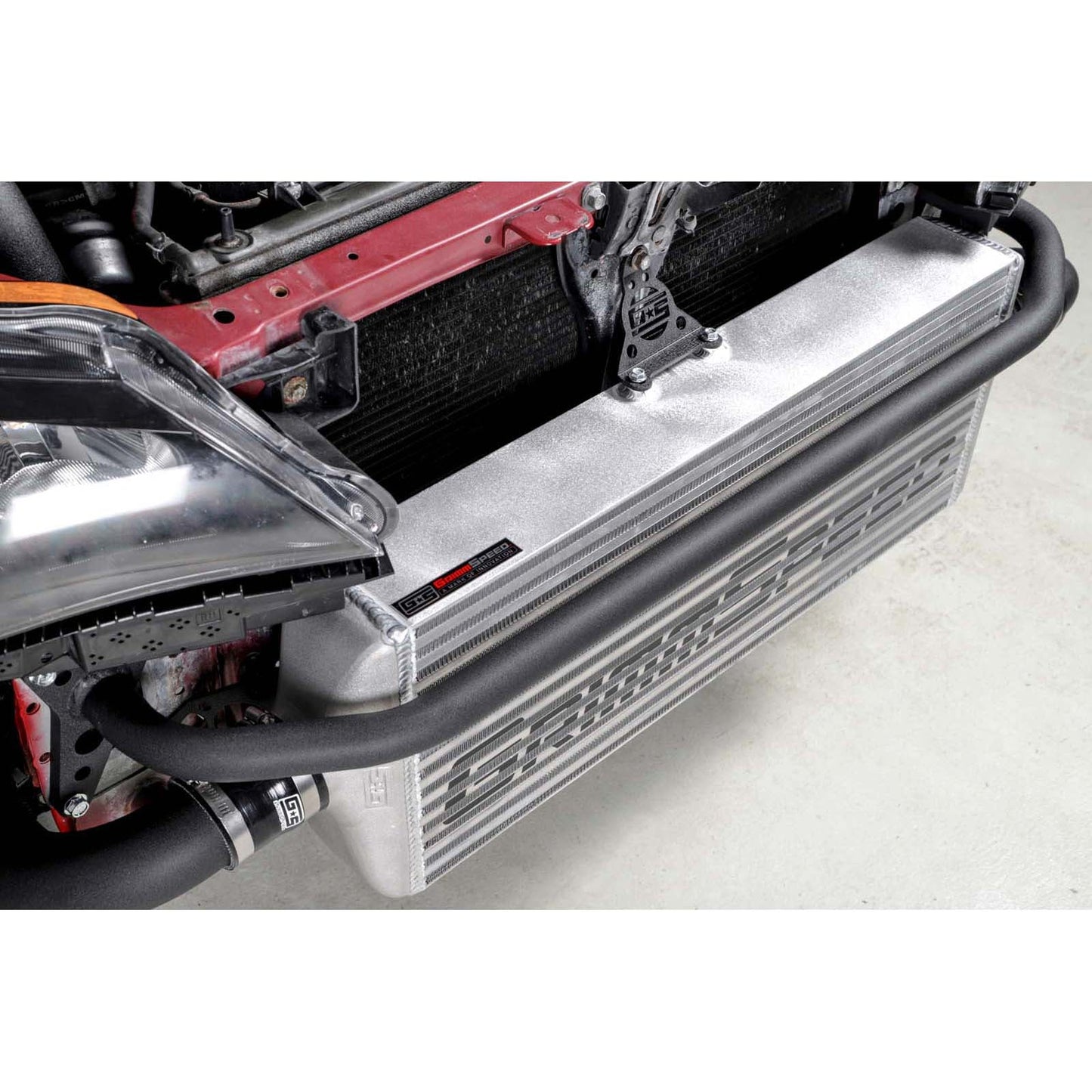 Grimmspeed Front Mount Intercooler Kit w/ Black Piping - 2008-2014 Subaru STI